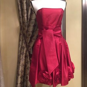 Romeo and Juliet Couture Strapless Rosette Dress